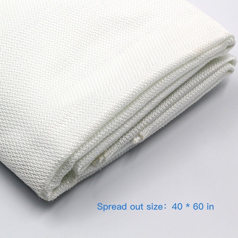 Gihunk Welding Blanket Heavy Duty Fiberglass Fire Blanket Protect Work Area from Sparks (60 x 40 inches) - Image 2